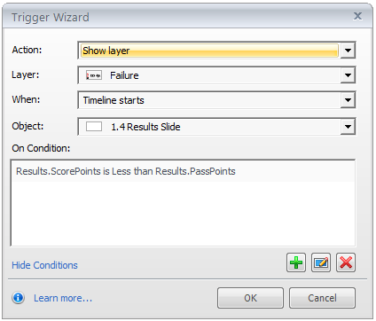 Failure layer Trigger