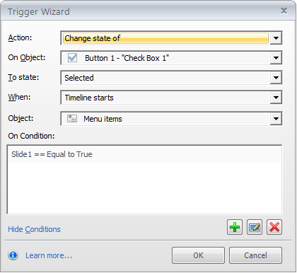 Step 8 - Trigger 1