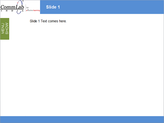 Hidden menu
