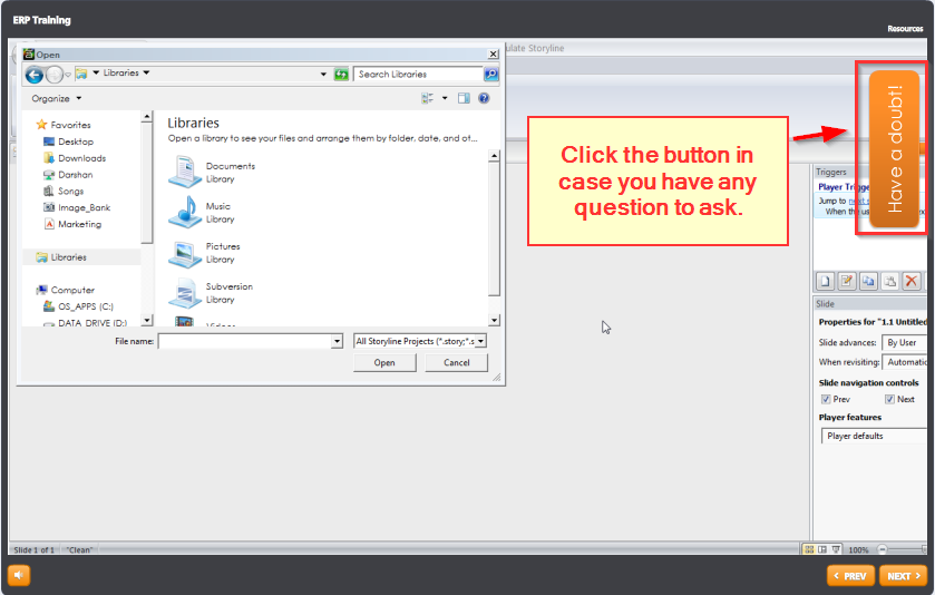 Create a button