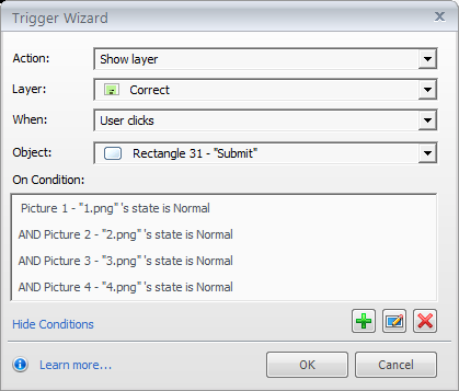 Step 10: Add Triggers to Submit the Answers