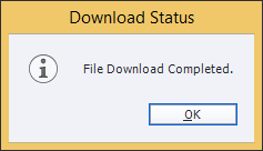 Download Status