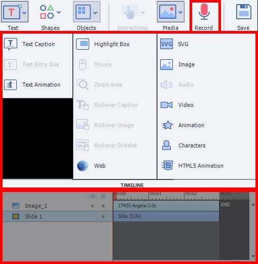Add audio to a slide