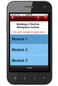 Divide the course into multiple modules