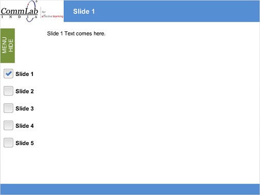 Show menu 
