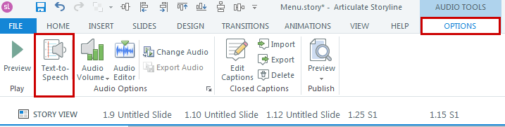 Modify Audio Script