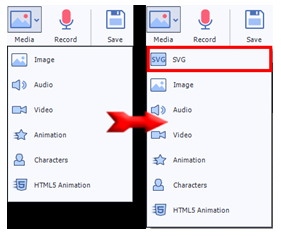 SVG (Scalable Vector Graphics) characters