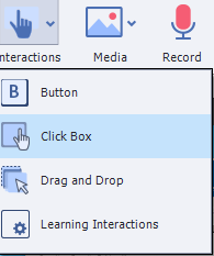 Click on the Interactions
