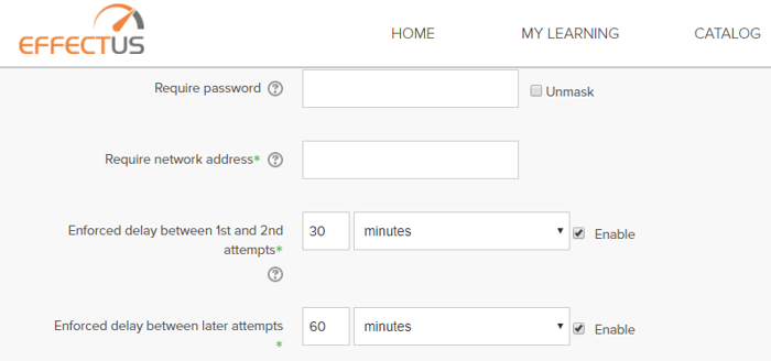 Restrictions on Attempts