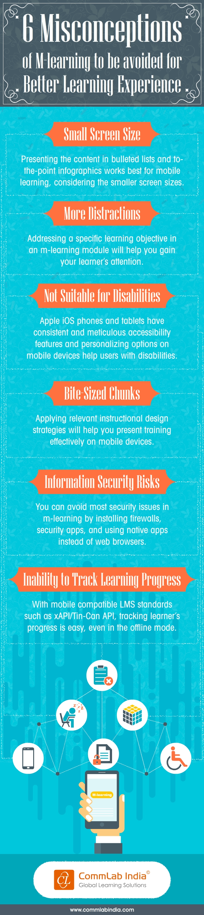 6 Misconceptions of M-learning - Avoid for a Better Learning Experience [Infographic]