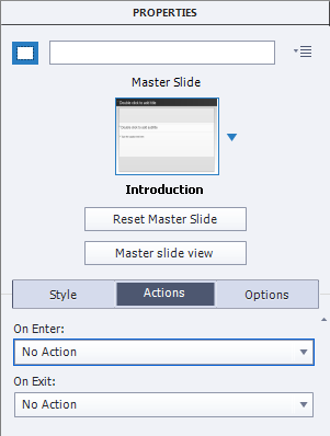 Adding actions to the course