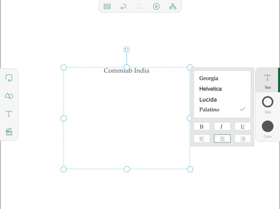 Text properties