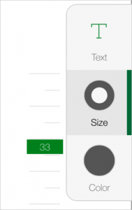 The smart shape stroke size 