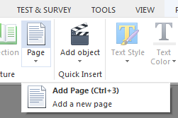 Add a new page