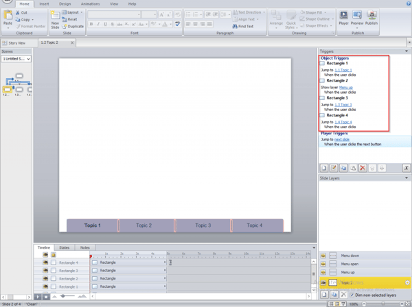 Add triggers in all slides 2