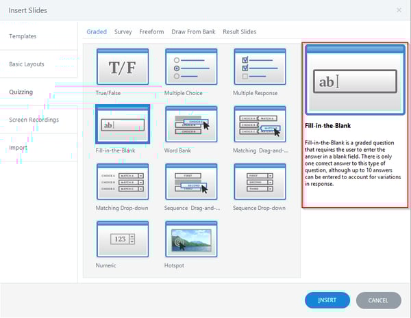 Articulate Storyline_Fill in the Blanks