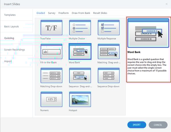 Articulate Storyline_Word Bank