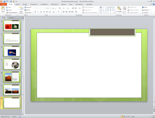 Blank Slide