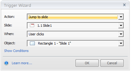 Click each Menu item