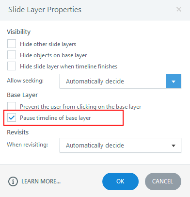 Click the gear icon for the pause layer