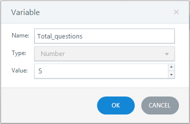 Create 3 variables Step 3