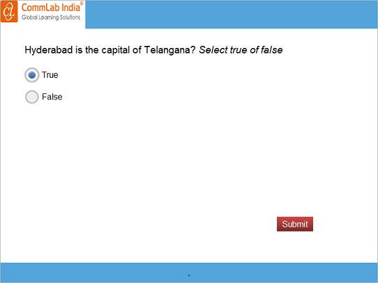 Create a normal true or false