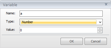 Create variable a