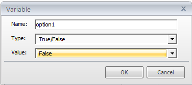 Creating first variable