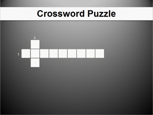 Crossword Table