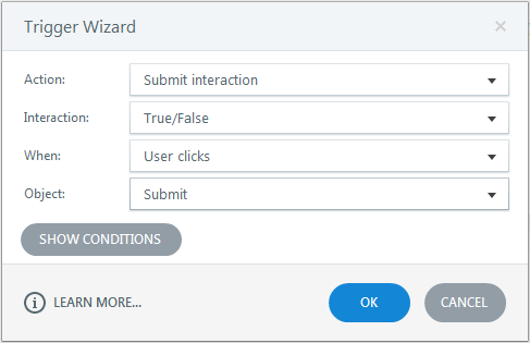 Delete the trigger submit interaction