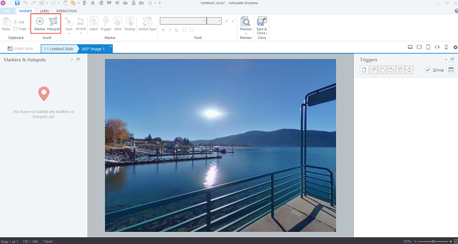 Editing Options for 360 Degree Images