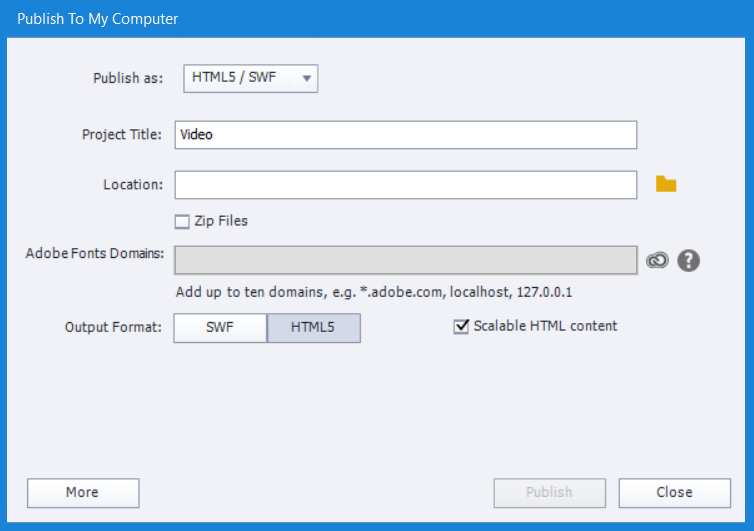 Explore How to Publish Video in HTML5