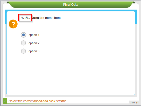 Final quiz