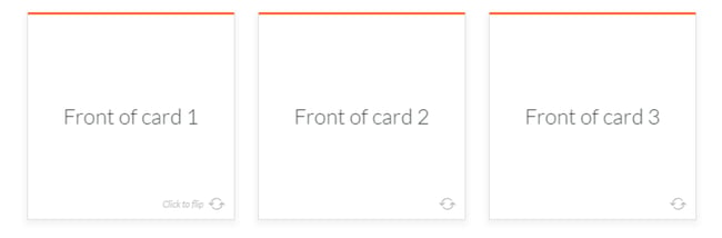 Flashcard Grid