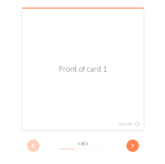 Flashcard Stack