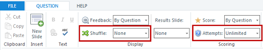 Go to Form view and set Attempts to unlimited