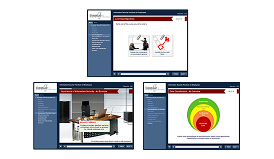 How sufficient is the training material to the learner?