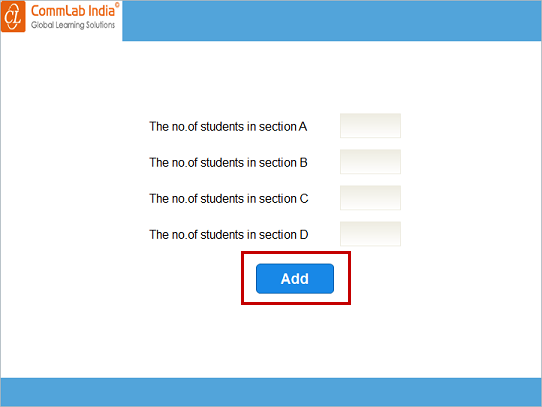 Insert an add button to the slide