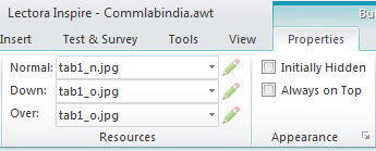 Insert roll over images from properties