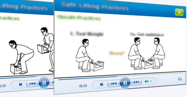 M-learning to reduce workplace injuries