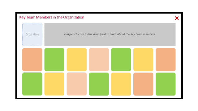 Drag and Drop Card Game