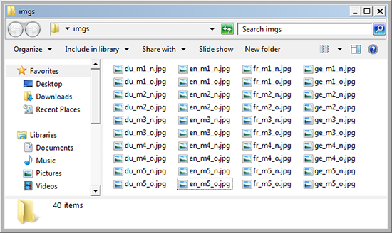 Multilanguage course images folder