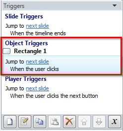 Object Trigger