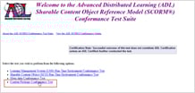 Open the ADL SCORM