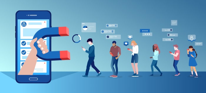 People Attracted to Various Social Media Platforms