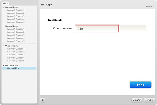 Result output screens-5