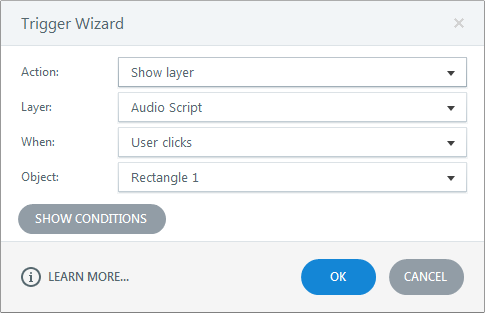 Show layer audio script