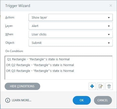 Show the alert layer