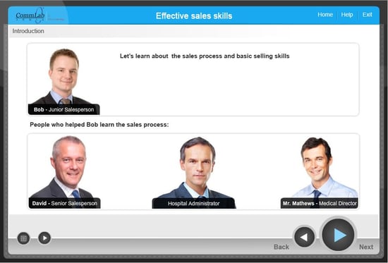 Simple user interface with minimal buttons