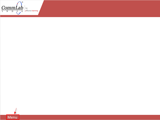 Step 4 - Create a Menu tab on the first slide